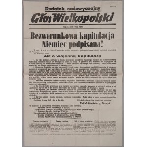 Głos Wielkopolski - Kapitulacja Niemiec, 9 maja 1945