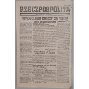 Rzeczpospolita, 14.01.1945 - przełamanie frontu, poezje