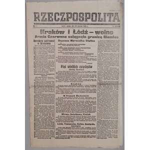 Rzeczpospolita, 20.01.1945 - wyzwolenie Krakowa i Łodzi