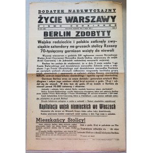 Życie Warszawy, 3.5.1945 - Berlin zdobyty!