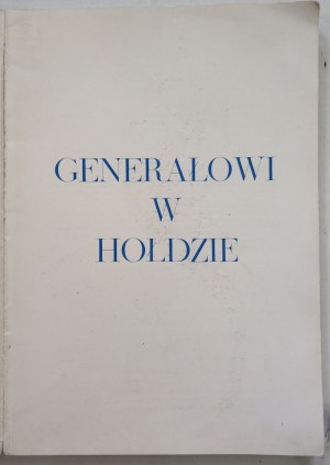 [Anders Władysław]: Generałowi w hołdzie, 1970.