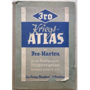 Atlas/ Jro Kriegs-Atlas mit Jro - Karten, 1940r.