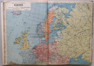 Atlas/ Jro Kriegs-Atlas mit Jro - Karten, 1940r.