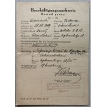 Dokumenty-Tadeusz Kwaśniewski, karta i dowód pracy 1942-45 [Lwów, Częstochowa]