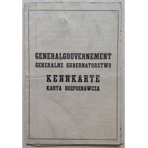 Dokumenty - T. i M. Kwaśniewscy - 2 Kennkarty [1943-45]