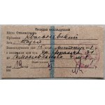 Dokumenty - T. i M. Kwaśniewscy - USSR 1939-41, zbiór 11 poz.