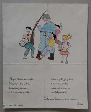 Laurki imieninowe dla rodziców z lat 1936-45