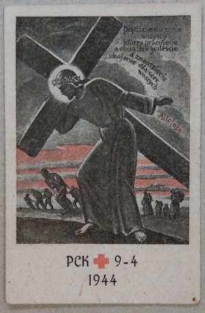 PCK 9 - 4 - 1944. /Obrazek religijny - Wielkanoc 1944/