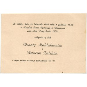Żalski Artur (Ireneusz Prożalski) und Renata Maklakiewicz (Firek)