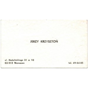 Krzysztof Jerzy - Schriftsteller, Übersetzer