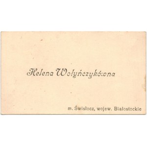 Wołyńczykówna Helena [Świsłocz, 1927]