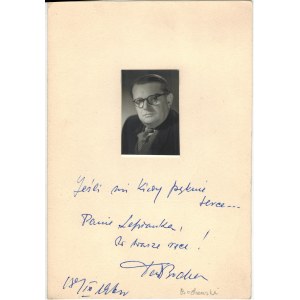 Bocheński Tadeusz - Polish Radio announcer, 1963(?).