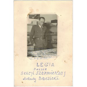 Brzezicki Arkady - fencer, coach of CWKS Legia Warsaw, 1959.