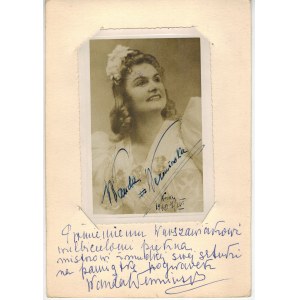 Wermińska Wanda - Opernsängerin, Primadonna, Pädagogin, 1960