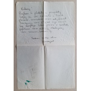 Afanasyev Jerzy - 3 letters to Tadeusz Strumff (1961, 1967)