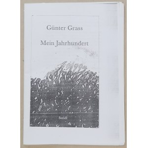Grass Günter - Mein Jahrhundert /ksero/ - autograf.