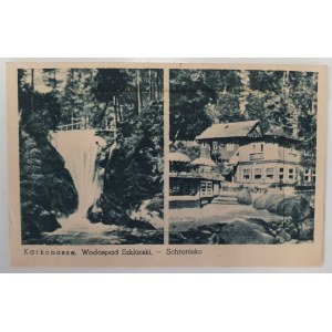 Karkonosze, Wodospad Szklarski - Schronisko [Leporello, po 1945]