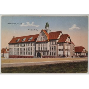 Katowice, O.-S., Kleistschule.[list z 1921]