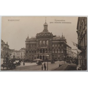 [Warszawa] Warschau, Gymnasium, [Pałac Staszica, 1917]