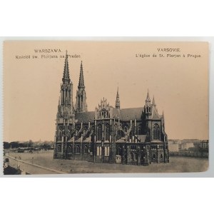 Warszawa, Kościół św. Florjana na Pradze, przed [1914]