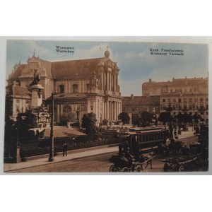 Warszawa, Krakowskie Przedmieście [Kościół św. Józefa][ok. 1915]