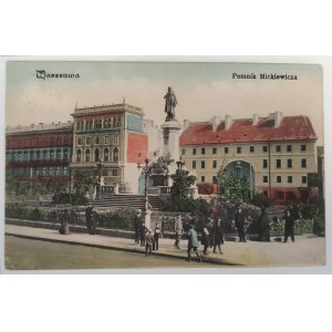 Warszawa, Pomnik Mickiewicza.[przed 5.08.1915?]