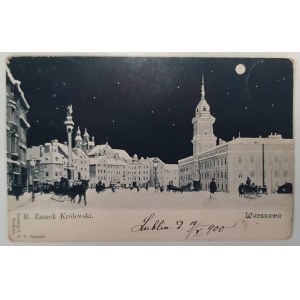 Warszawa, Zamek Królewski [obieg,1900]