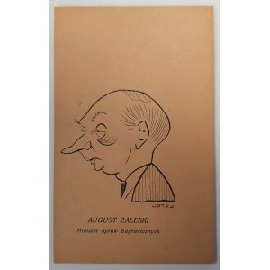 Jotes [Jerzy Szwajcer]: August Zaleski, Minister Spraw Zagranicznych[1926?]
