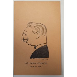 Jotes [Jerzy Szwajcer]: Inż. Paweł Romocki, Minister Kolei[1926?]