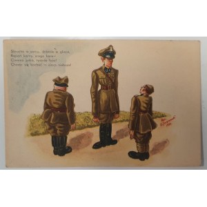 Wojsko w karykaturach Serja 1 - Nr. 3. 1933