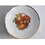 Fabryka porcelany w Ćmielowie, Komplet dwunastu talerzyków deserowych do owoców