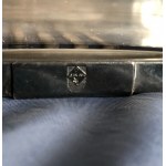 WMF - secesyjny pojemnik na ciasteczka, pojemnik szklany w metalowej obudowie