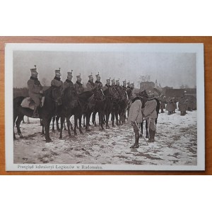 Rückblick auf die Kavallerie der Legion in Radomsk.