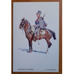 Beliniak on horseback