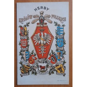 Herby królów polskich.