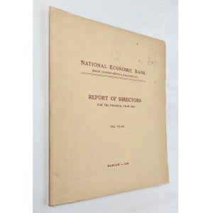 Bank Gospodarstwa Krajowego, Report of Directors for the Financial year 1929