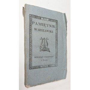 Pamiętnik Warszawski miesiąc czerwiec 1822 Tom II