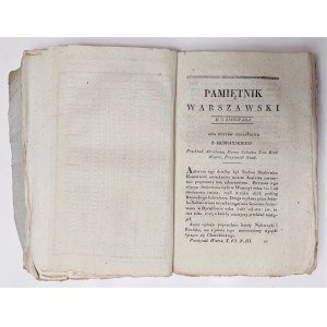Pamiętnik Warszawski. Tom VI, Warszawa 1823 r.