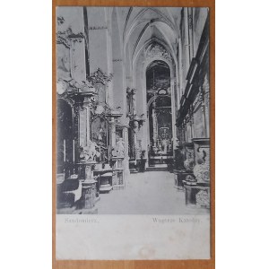 Sandomierz. Wnętrze Katedry.Około 1910 r.