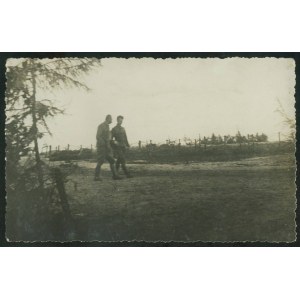 Commander J. Pilsudski and Dr. Bellert near Polska Gora in Volhynia, July 18, 1915, photo czb.