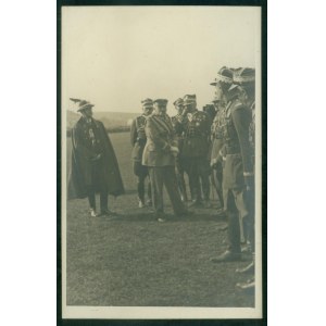 Jozef Pilsudski surrounded by Generals during the Cavalry Revue at the Krakow Blonie, Photo by A. Jurkiewicz, Zakopane