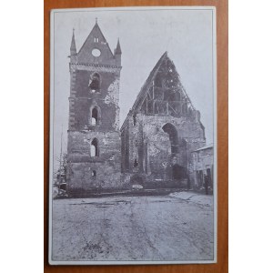 Wiślica.Kościół z XIV w.Stan z roku 1915 r.