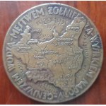 Medal i pocztówka pisana do Józefa Piłsudskiego na Maderze