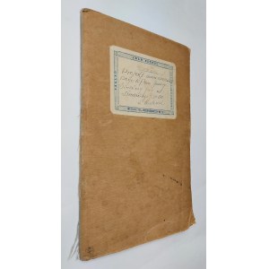Projekt domu mieszkalnego przy ul. Słowackiego w Kielcach, 1939 r.