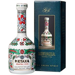 Metaxa Grande Fine 0,7L 40% 40-letnia butelka produkowana w latach 80-tych