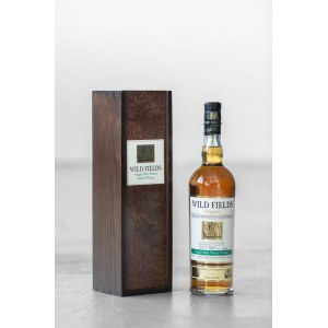 Wild Fields Single Malt 100% Wheat Polish Whisky in wooden box 0,7L 46,5%
