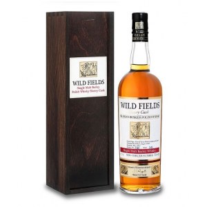 Wild Fields Sherry Cask Single Malt Barley Polish Whisky in wooden box 0,7L 46,5%
