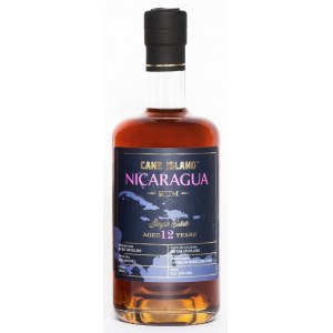 Nikaragua Cane Island Single Estate Nicaragua 12YO Rum, 0,7l 43% Skrzynka Rumu - 4 sztuki