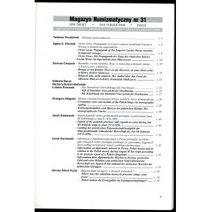 Częstochowa - Magazyn Numizmatyczny 2003 Nr 31