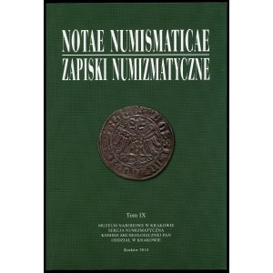 Notae Numismaticae T.IX von 2014.